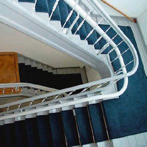 Curved stairlifts can be built for multiple levels