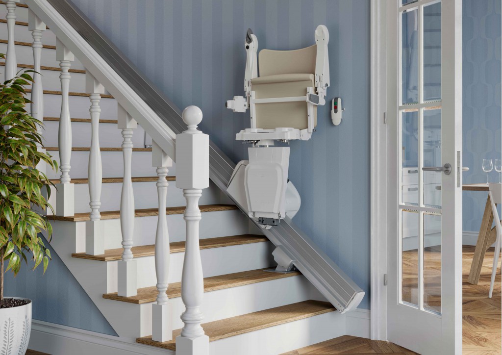 1100 Stairlift in compact mode