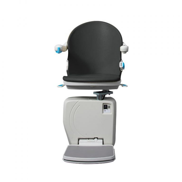 Handicare 4000 Curved Stairlift with Slate Smart Seat
